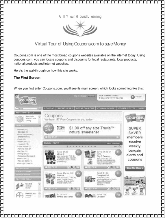 Product picture Coupons.com